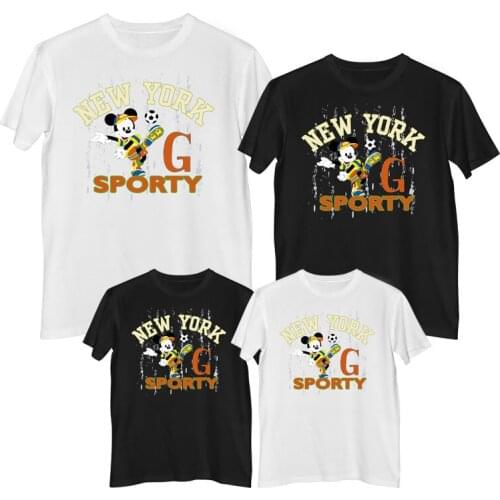 Disney Mickey Mouse T shirt Summer Comfortable 100% cotton Fashion clothes for teens Mens t-shirt Clothing for boys Tops 2021