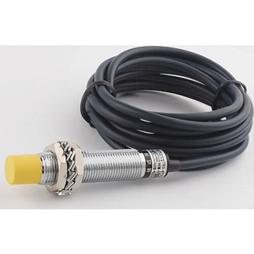 M12 Proximity Switch Three-Wire NPN Normally Open 24V Long-Distance 10mm Metal Induction Sensor LJA12M-10N1