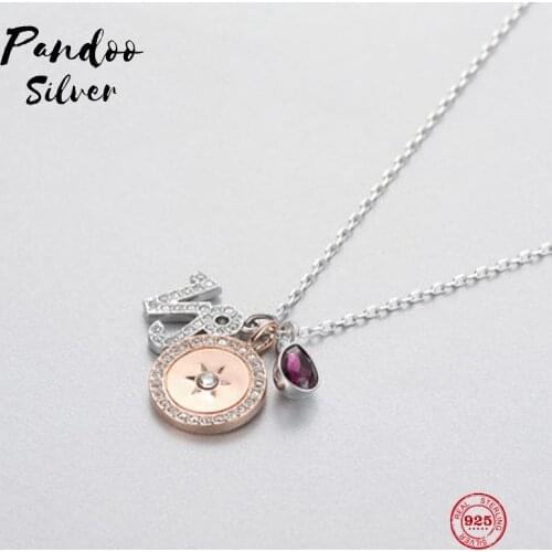 Fashion Charm 925 Sterling Silver Original 1:1 Copy, Twelve Constellation Smart Taurus Necklace Female Luxury Jewelry Gifts