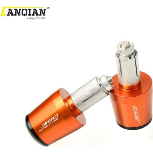 Motorcycle Aluminum Handle Grip Ends Handlebar End Cover Cap For 390Adventure 390ADV. 390 Adventure 2019 2020 2021 Accessories