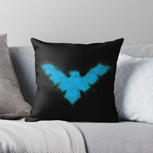 Nightwing Throw Pillow Cushion Cover Polyester throw pillows case on sofa home living room car seat decor 45x45cm