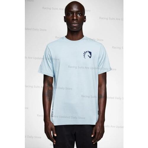 2021 New TEAM LIQUID GEOS Short-sleeved T-shirt Harajuku Personalized Shirt TL Team Uniforms LOL League CSGO DOTA OWL Game Tees