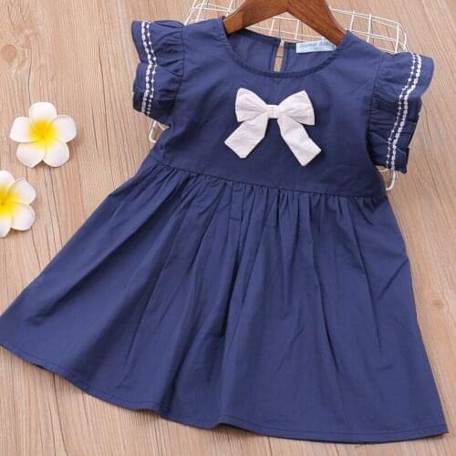 New Girls' Summer Dress Lady Wind Lotus Leaf Skirt childrens Dress