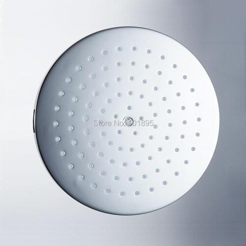 New Models High Quality Brass Material Silver Color Round and Square Shape 8 Inch Rainfall Shower Head L17186