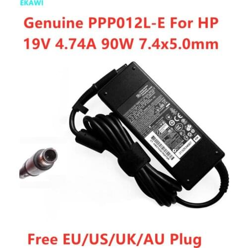 Genuine 19V 4.74A 90W PPP012L-E PA-1900-32HT PPP012L-S AC Power Adapter For HP Compaq Series CQ50 CQ60 CQ70 CQ71 Laptop Charger