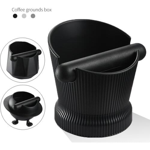 Anti Slip Coffee Grind Dump Bin Household Coffee Tools Cafe Accessories Coffee Grind Knock Box Espresso Grounds Container Hot