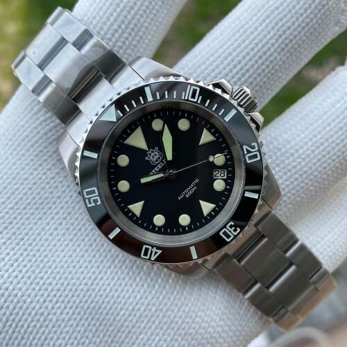 STEELDIVE Design SD1954 Dive Watch 20ATM 200M Waterproof 316L Case Automatic Super Luminous Professional Mens Mechanical Watch
