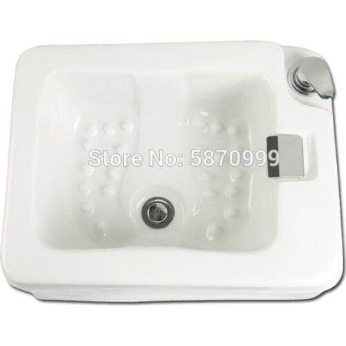 Pipeless pedicure chair with acrylic bowls for wholesale foot sink