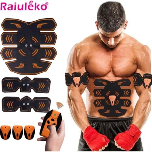 Smart Electrical Stimulator Massager Wireless Buttocks Abdominal EMS ABS Stimulator Fitness Body Slimming Relax Massager