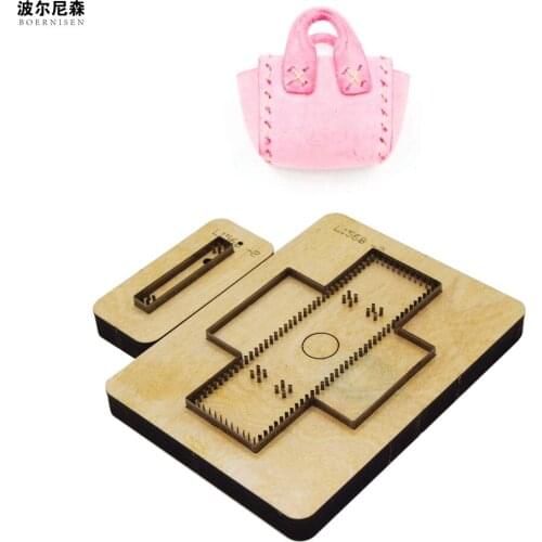 Japanese steel knife coin purse pendant DIY can be customized leather die-cut laser machine cutting pendant jewelry
