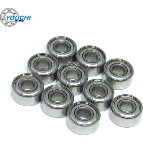 10pcs 3.175x7.938x3.571 mm SR2-5 ZZ Hybrid Ball Bearing R2 R2-5 SR2C SR2-5C 1/8"x5/16"x9/64" Miniature Ceramic Bearings