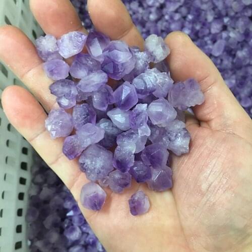 100g Natural Amethyst Skeletal Quartz Point Crystal Cluster Healing Specimen