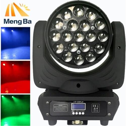 19x12w Led RGBW Wash/Zoom Light DMX512 Moving Head Light Professional Wedding light /DJ /Bar /Party /Show /Christmas light