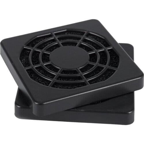 2 Pcs Dustproof Dust Filter Guard Grill Cover for 50mm PC Case Fan