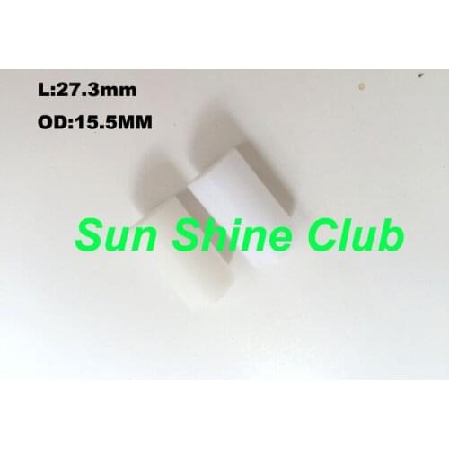 Free shipping 3pcs/lot New Solid White Plastic Tech Billiard Pool Cue Ferrules OD15.5mm Cue Stick Ferrules Billiard accessories