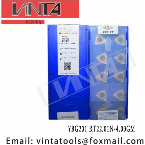 Free shipping high quality 10pcs/lots YBG201 RT22.01N-4.00GM cnc carbide turning inserts