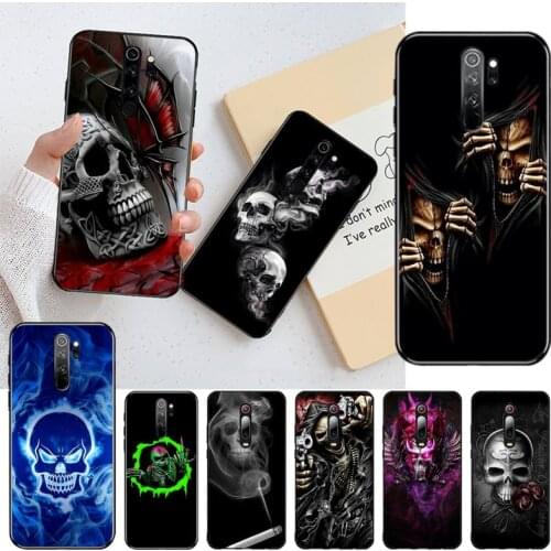Grim Reaper Skull Skeleton DIY phone Case cover Shell for Redmi Note 9 8 8T 8A 7 6 6A Go Pro Max Redmi 9 K20 4X