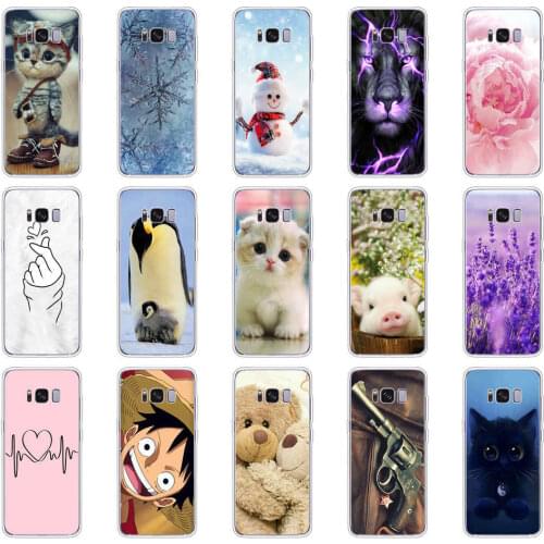 For Samsung S 8 S8 Case Back Cover for Samsung Galaxy S8 Plus Case Cover Soft TPU Silicone Fundas Coque For Samsung S8 Case