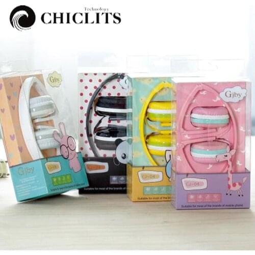 Chiclits Cute Girls Stereo Headphones Candy Color Foldable Kids Headset Earphone for Xiaomi Mobile Phone Mp3 Tablet Laptop Gift
