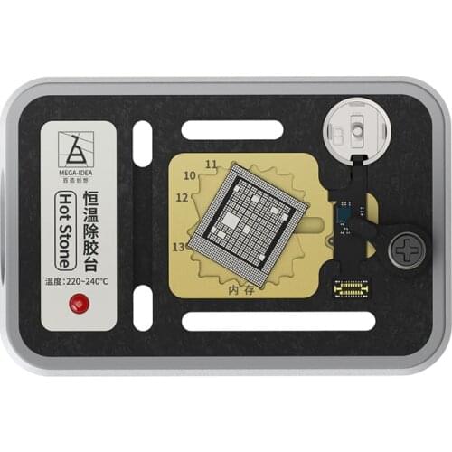 QIANLI Hot Stone Constant Temperature Fixture for IPHONE 7-11 Pro Max NAND CPU Fingerprint CHIP Welding Platform Delete Glue