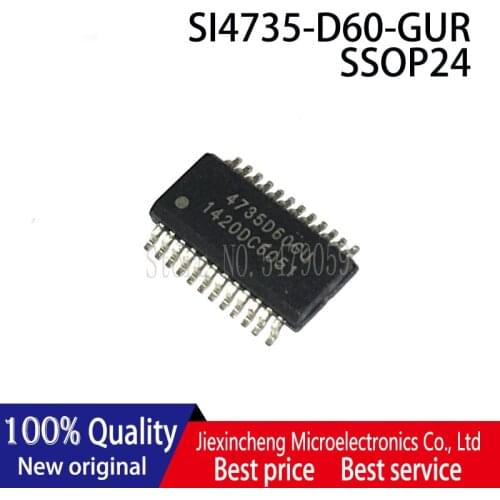 2PCS-5PCS SI4735-D60-GUR 4735D60GU SI4735-D60-GU SSOP24 New original