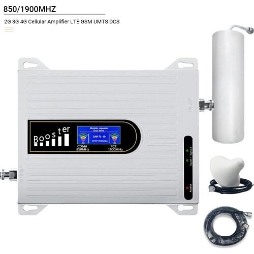 The new repeater is suitable for us dual band 8501900mhz mobile phone signal amplifier signal intensifier