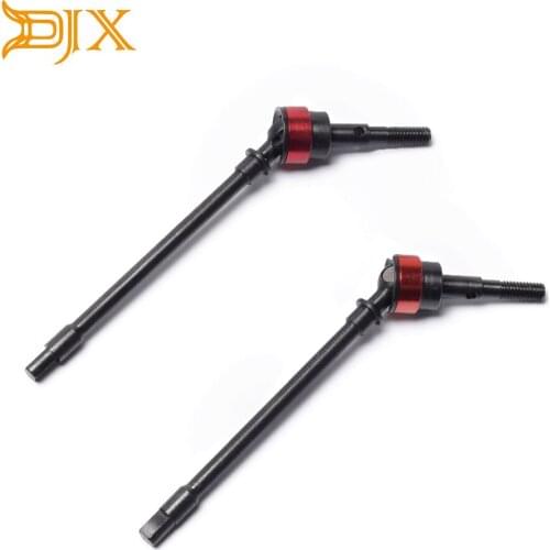 2PCS Hard Steel Front Axle CVD Drive Shaft Dogbone for 1/10 RC Crawler Axial SCX10