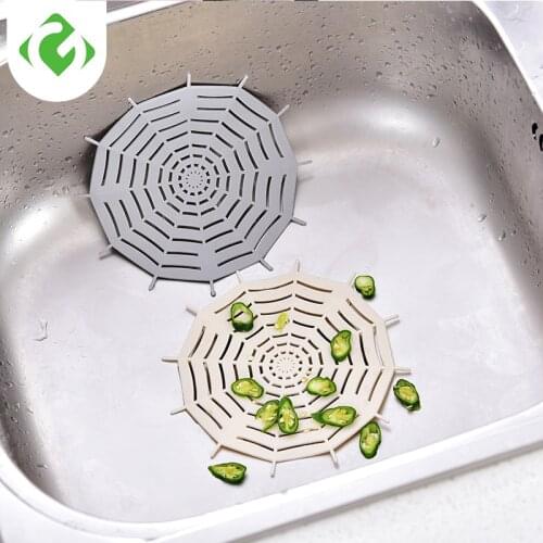 Rubber Circle Silicone Sink Strainer Filter Water Stopper Floor Drain Hair Bathtub Plug Bathroom Kitchen Cute Deodorant Stopper