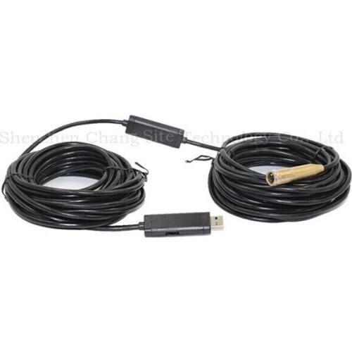 Dia 14.5mm 15m USB Endoscope Inspection Camera 4LED IP67 Waterproof Mini PC Camera Side-view Mirror as gift