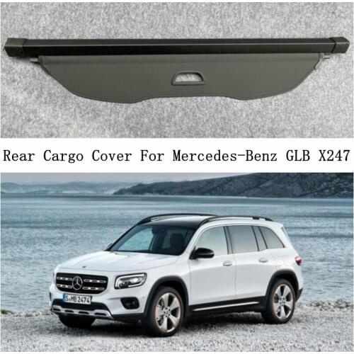 Rear Cargo Cover For Mercedes-Benz GLB X247 2019 2020 2021 2022 Privacy Trunk Screen Security Shield Shade Auto Accessories