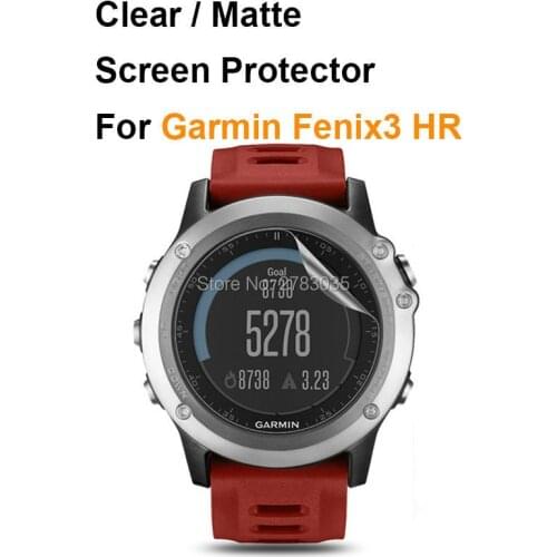 New HD Clear / Anti-Glare Matte Screen Protector For Garmin Fenix 3 / Fenix3 HR Protective Film Guard (Not Tempered Glass)