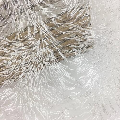 Cindylaceshow 1Yard White Lace Fabric French Netting/mesh Embroidered Wedding Evinging Show Dress Lace Fabrics Womens Dress DIY