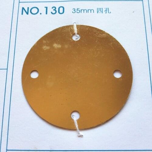 1000pcs 35mm Flat Round Sequins With 4 Holes Garment Accessories DIY Flakes