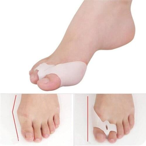 2PCS Nice for Big Toe Separator Hallux Valgus Bunion Corrector Orthotics Pedicure Feet Bone Thumb Adjuster Correction T1175