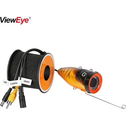 ViewEye ABS Plastic Single Fishing Camera Accessories For 7/9 inch Fish Finder 12 LED IR Infrared Lamp Or Bright White LED