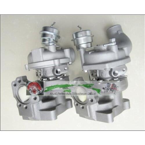 Free Ship Twin Turbo For AUDI RS4 Quattro ASJ AZR V6 2.7L K04-025 K04-026 25+26 53049880025 53049880026 53049700025 53049700026