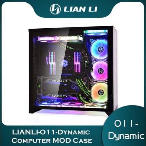 LIANLI-O11-Dynamic Computer MOD Case, Side Show PC Gaming Housing Cabinet,ARGB SYNC Front Panel,DIY Vertical Host Chassis