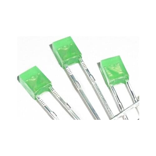 1000PCS x 2*3*4mm Color Lens Green Yellow White Blue Red Square Diffused LED Diode Light Rectangle Diode 234 LED Lamp Long Leg