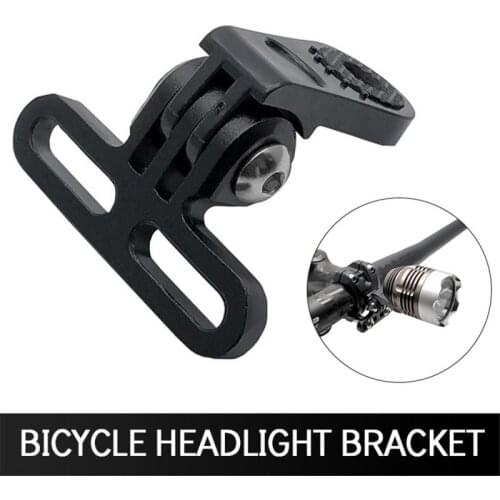 Bicycle Lamp Holder Stand Bike Headlamp Clip Road Bike Riding Headlamp Bracket Night Riding Lamp Holder MTB Bike Accessories
