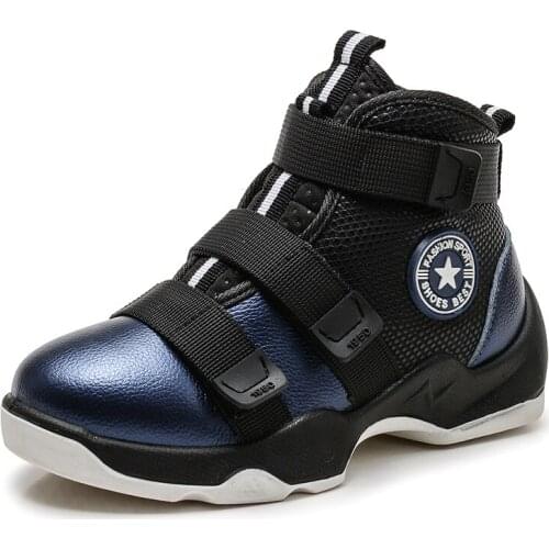 Genuine Leather Children Shoes Fashion Boys Snow Boots With Thick Plush Waterproof Non-slip Sports Casual For Winter Size 26-37