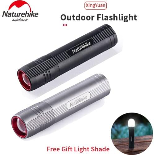 Naturehike Flashlight 5 Modes 2500mAh Battery Capacity Waterproof Zoomable-Torch Outdoor Only 130g Mini 1000LM Powerful Light