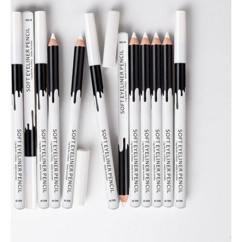 Eyeliner Pencil Makeup Women Long Lasting Waterproof Pigment Eye Liner White Eyeliner Pen Cosmetics eyeliner adhesive pen