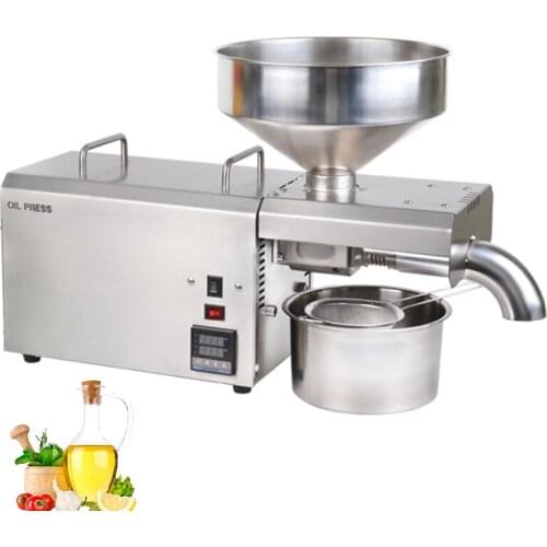 Commercial Oil Press Machine Electric Sunflower Oil Extractor Presser Vegetable Seeds Oil Press