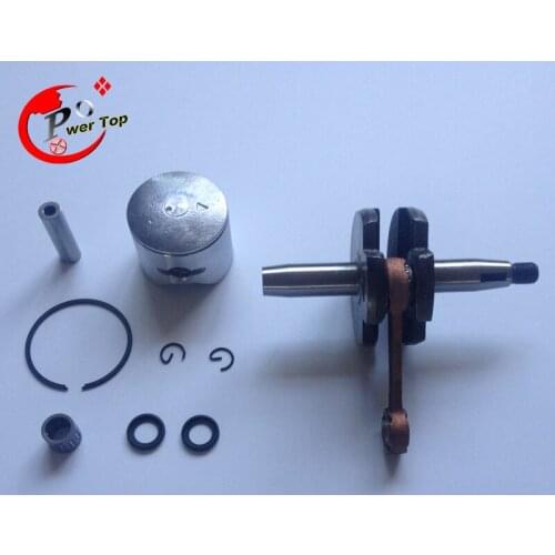 FVITEU 34mm 36mm 26cc 29cc piston set Piston Ring Pin Washer Bearing crankshaft assembly for Gasoline zenoah engine CY