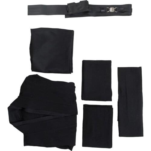 Star Obi Van Wars Kenobi COSplay Costume Halloween Carnival Black Uniform Suit For Men Women