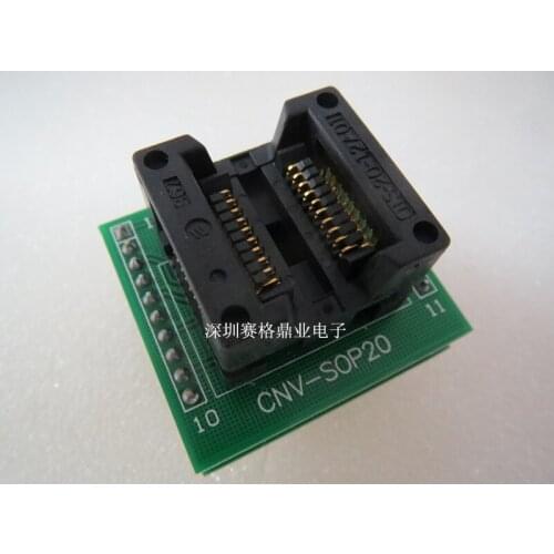 Opentop 100%New&Original OTS-20-1.27-01 SOP20 IC Burning seat Adapter testing seat Test Socket test bench in the stock