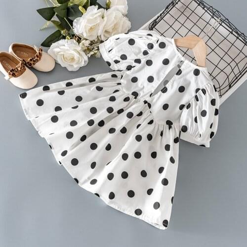 2021 new Girls baby summer clothes kids polka dot dresses dress for toddler girls baby clothing outfit dress babies birthay