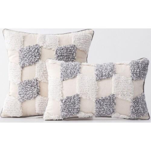 New Year Christmas Pillow Case Lovely Tassel Cushion Cover Sofa Back Cushion Cover For Home