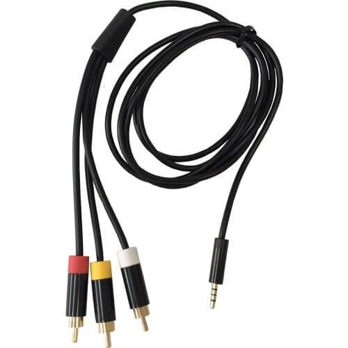 OSTENT AV Audio Video Optical Cable Cord for Microsoft Xbox 360 E Console Video Game