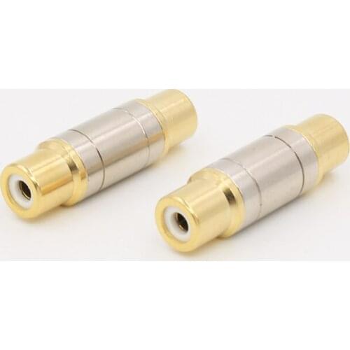 VRFP01 Gold Plated RCA Female Plug HIFI RCA Female Connector Plug DIY Audio Video Cable Plug